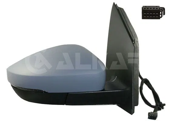 6C1857508A Dis Dikiz Aynası Sag Elektrikli Asferik Isitmalı Astarlı Sinyallı Dikdortgen Soketli 6 Pin Volkswagen Polo (6R1, 6C1) 2010-2017 | 6136123 ALKAR
