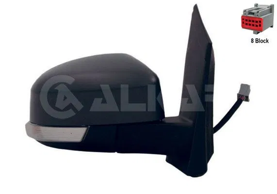 6138401 Dis Dikiz Aynası Sag Elektrikli Asferik Isitmalı Astarlı Sinyallı 8 Pin Alt Aydinlatma Ford Focus II 2008-2011 | ALKAR