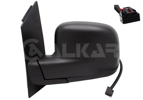 2K5 857 507 AH 9B9 Dis Dikiz Aynası Sol Elektrikli Isitmalı Asferik Volkswagen Caddy III (2KA,2KH,2CA,2CH) 2004-2015 | 9225154 ALKAR