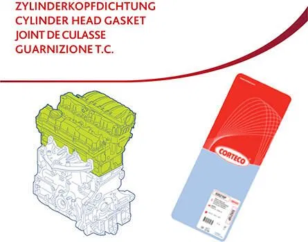 Conta Silindir Kapağı GK_CH Toyo 1VD-FTV Mls 1.30M | 83403281 CORTECO