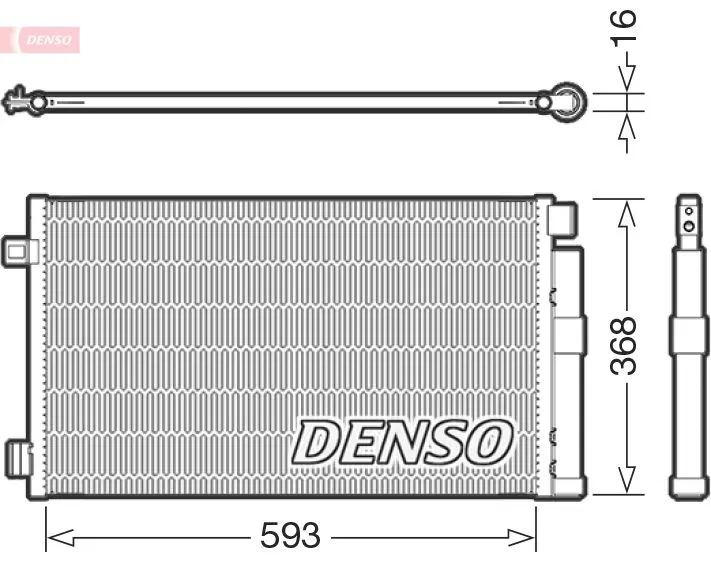 Kondansatör, Klima Sistemi | DCN09147 DENSO
