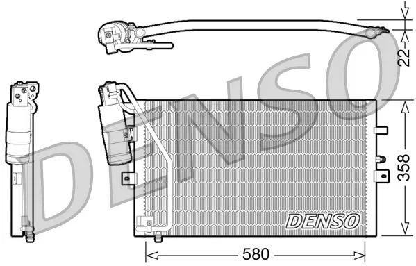 Klima Radyatörü | DCN25003 DENSO