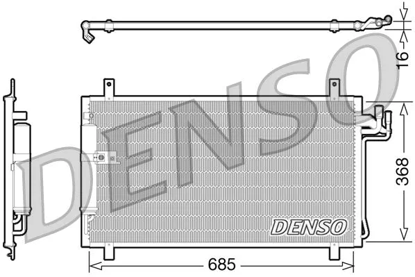 Klima Radyatörü | DCN46014 DENSO