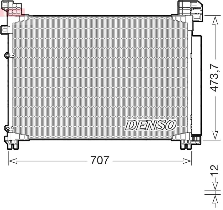 Klima Radyatörü | DCN51020 DENSO
