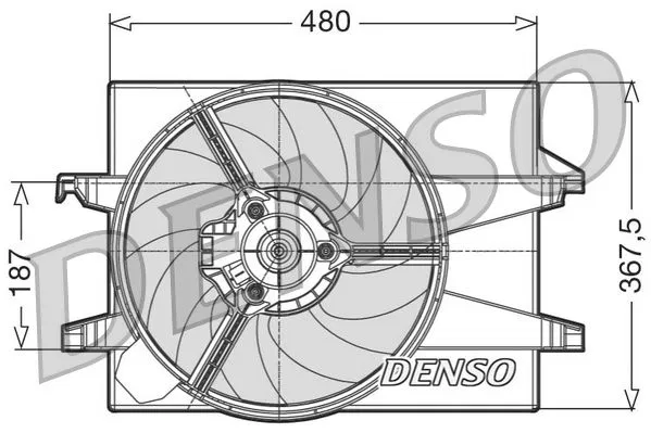 Fan Motoru | DER10002 DENSO