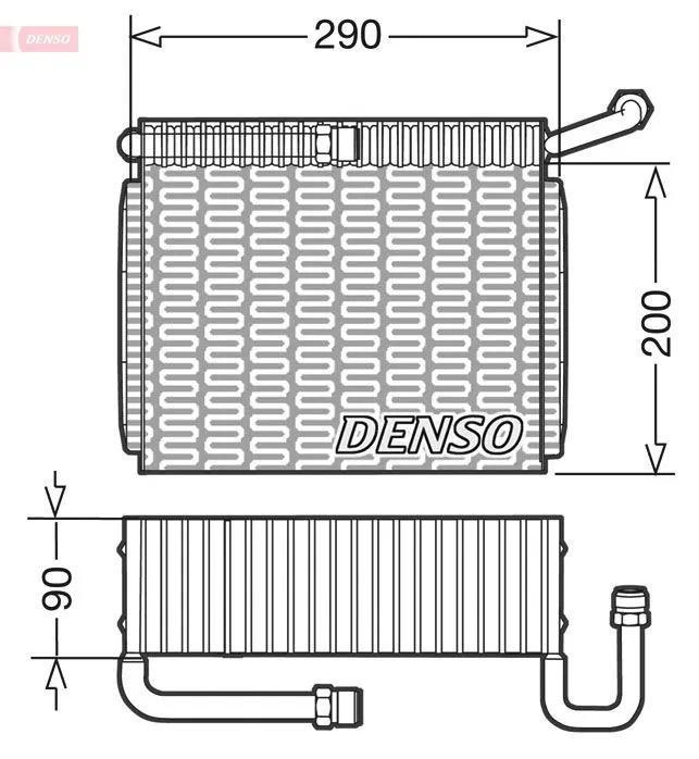 Evaporatör | DEV01005 DENSO