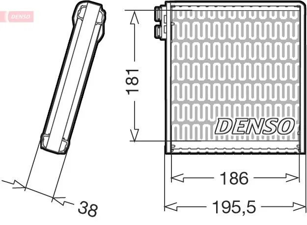 Evaporatör | DEV09103 DENSO