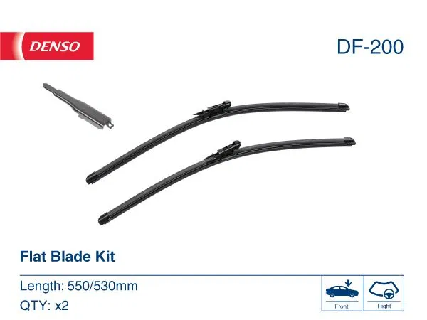 8J1955425A WİPER. Flat Front Blade | DENSO