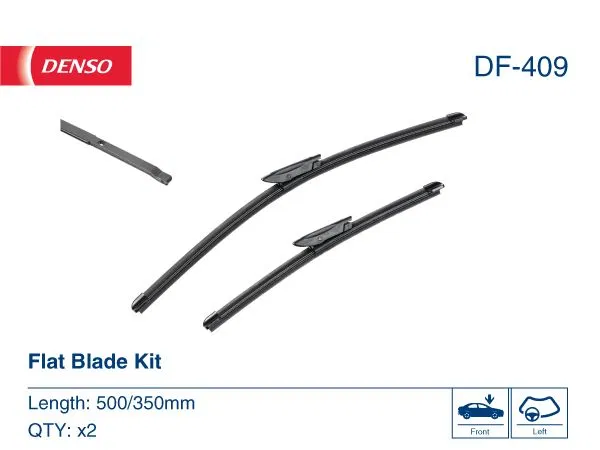 288908409R WİPER. Flat Front Blade | DF-409 DENSO