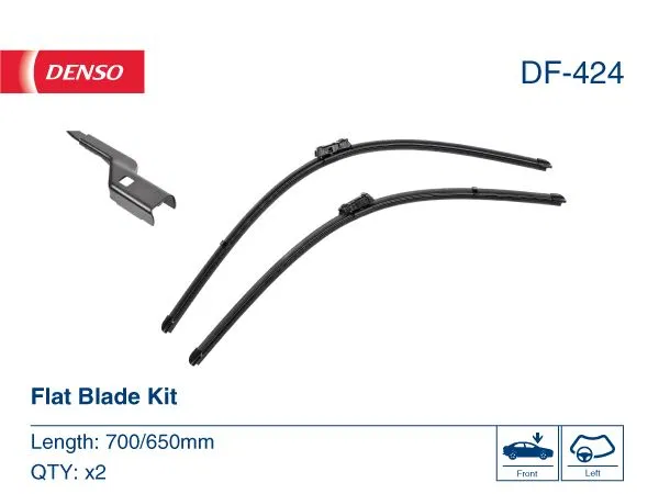 1272066 WİPER. Flat Front Blade | DF-424 DENSO