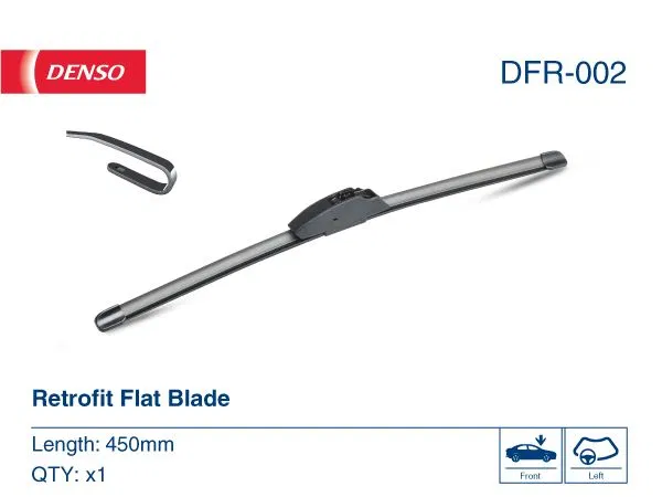 WİPER. Flat Front Blade | DFR-002 DENSO