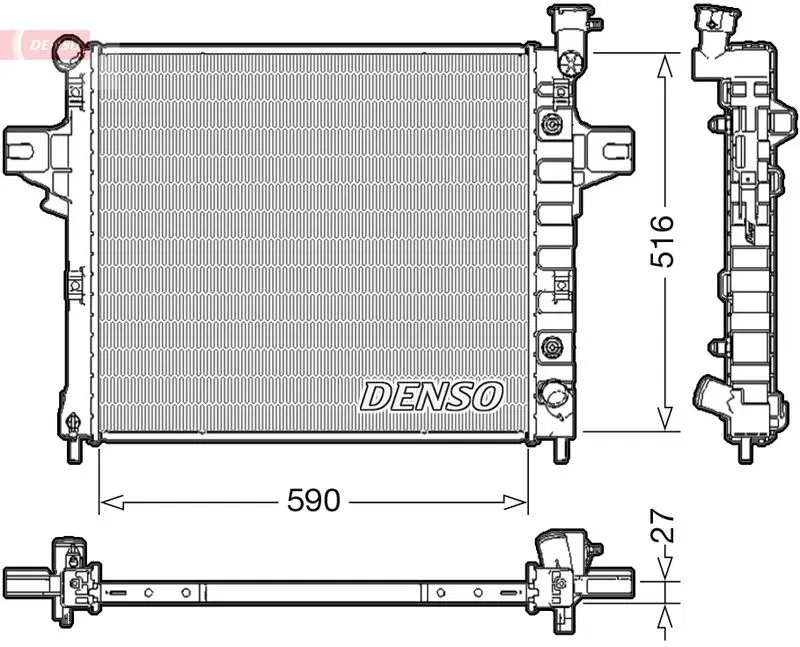 Su Radyatörü | DRM06031 DENSO