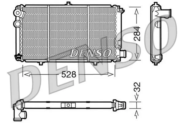 Su Radyatörü | DRM07001 DENSO