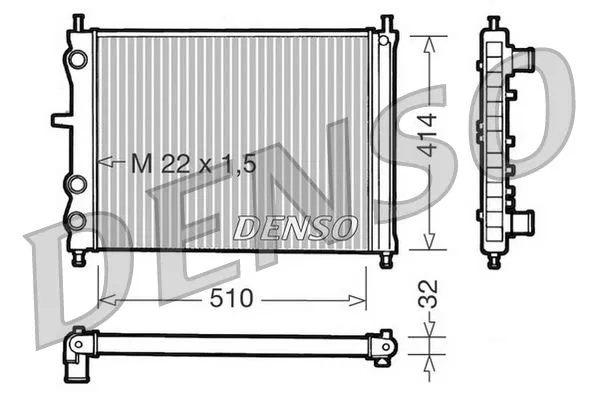 Su Radyatörü | DRM09024 DENSO