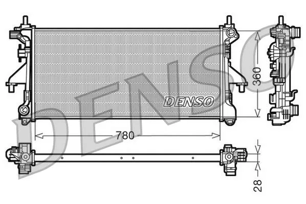 Su Radyatörü | DRM09079 DENSO