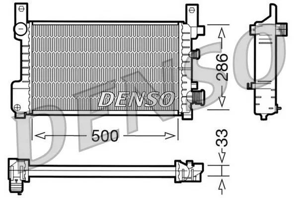 Su Radyatörü | DRM10037 DENSO