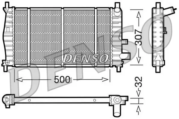 Su Radyatörü | DRM10042 DENSO