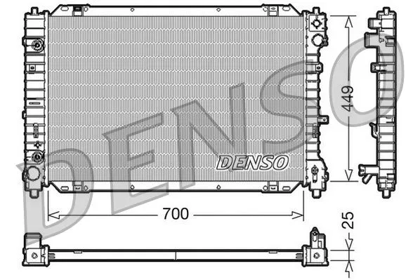 AJ3415200 Motor Su Radyatörü Ford Maverick (01-) | DRM10089 DENSO