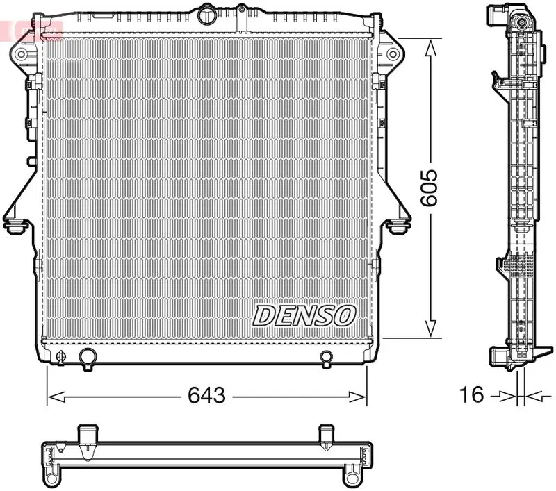 Motor Su Radyatörü | DRM10118 DENSO