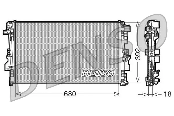 Su Radyatörü | DRM17012 DENSO
