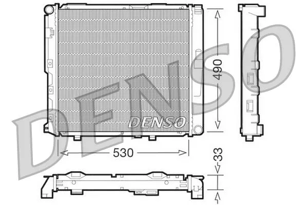 Su Radyatörü | DRM17038 DENSO