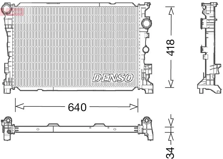 Su Radyatörü | DRM17047 DENSO