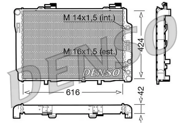 Su Radyatörü | DRM17073 DENSO