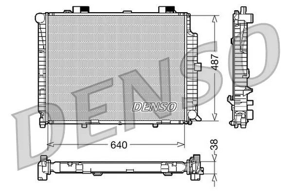 Su Radyatörü | DRM17087 DENSO