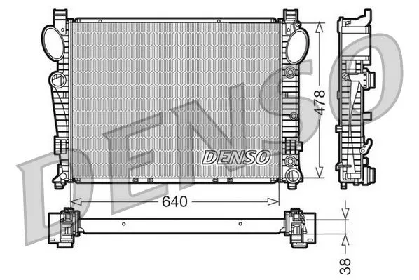Su Radyatörü | DRM17094 DENSO