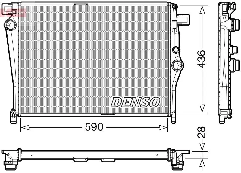 Su Radyatörü | DRM17105 DENSO