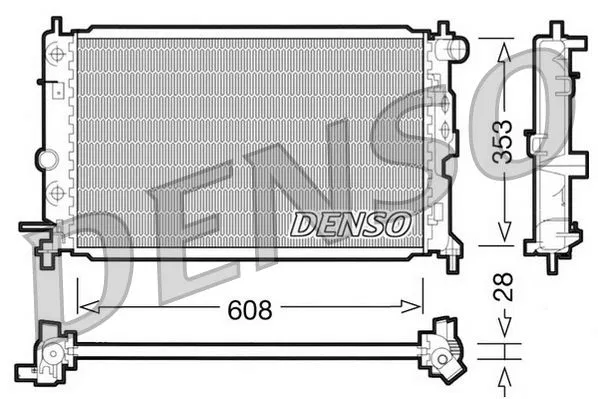 Su Radyatörü | DRM20026 DENSO