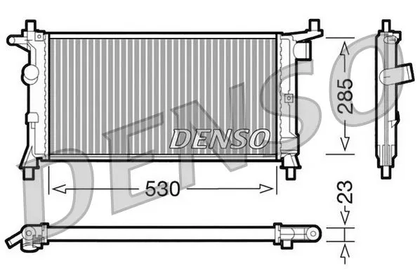 Su Radyatörü | DRM20037 DENSO