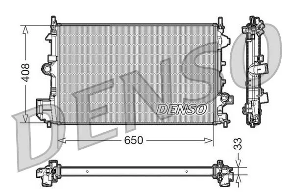 Su Radyatörü | DRM20088 DENSO