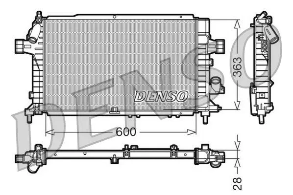Su Radyatörü | DRM20104 DENSO