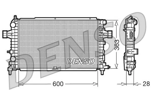 Su Radyatörü | DRM20105 DENSO