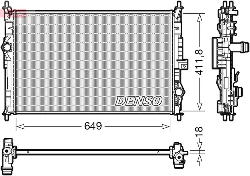 Su Radyatörü | DRM21103 DENSO