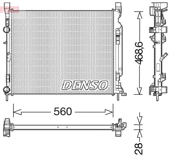 Su Radyatörü | DRM23037 DENSO
