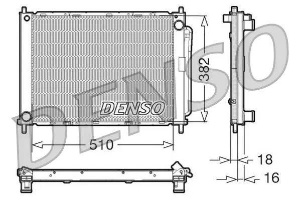 Su Radyatörü | DRM23100 DENSO