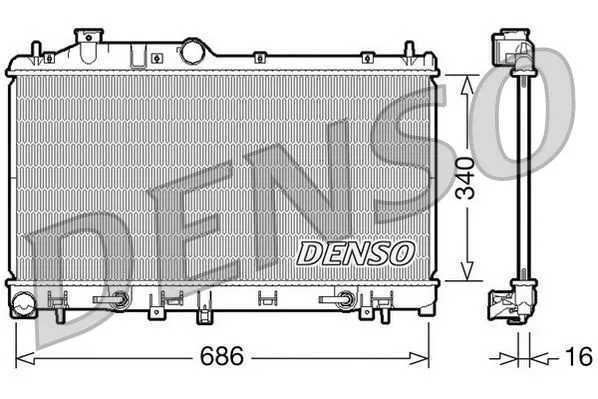 Su Radyatörü | DRM36008 DENSO