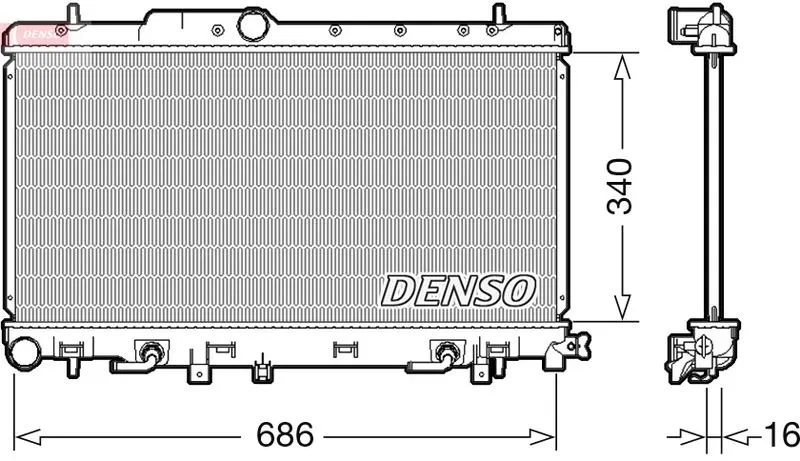Su Radyatörü | DRM36018 DENSO