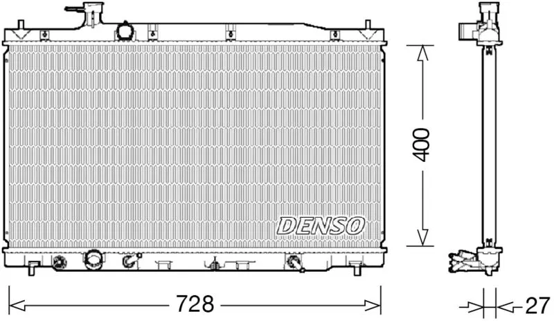 Su Radyatörü | DRM40033 DENSO