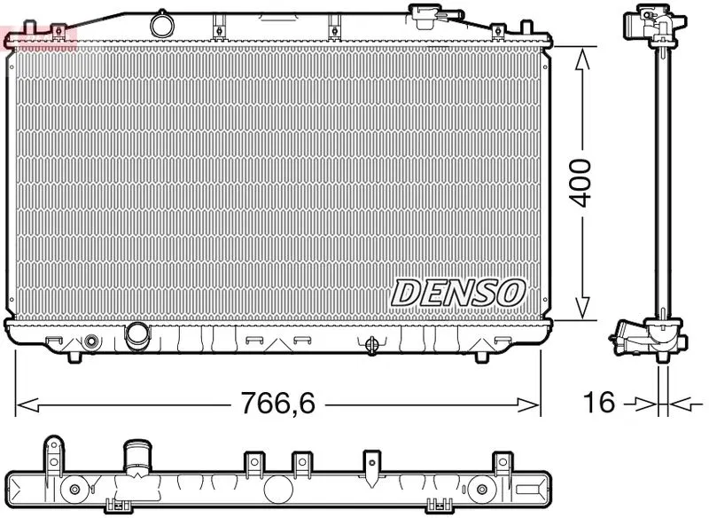 Motor Su Radyatörü | DRM40051 DENSO