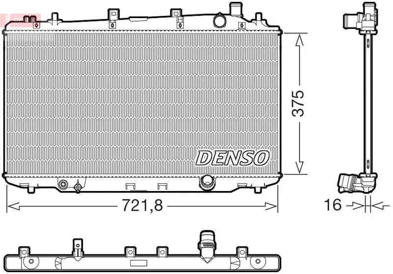 Thermal Radiator | DRM40056 DENSO
