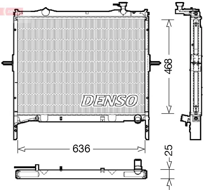 Su Radyatörü | DRM43001 DENSO