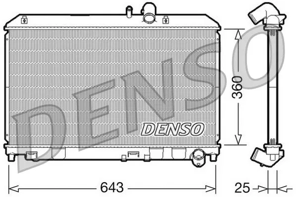 Su Radyatörü | DRM44013 DENSO