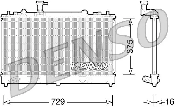 Su Radyatörü | DRM44028 DENSO