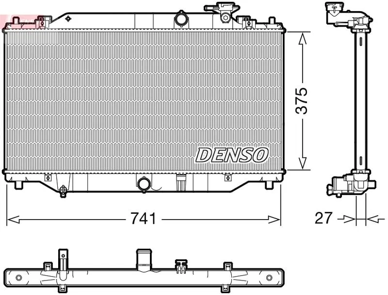 Motor Su Radyatörü | DRM44049 DENSO