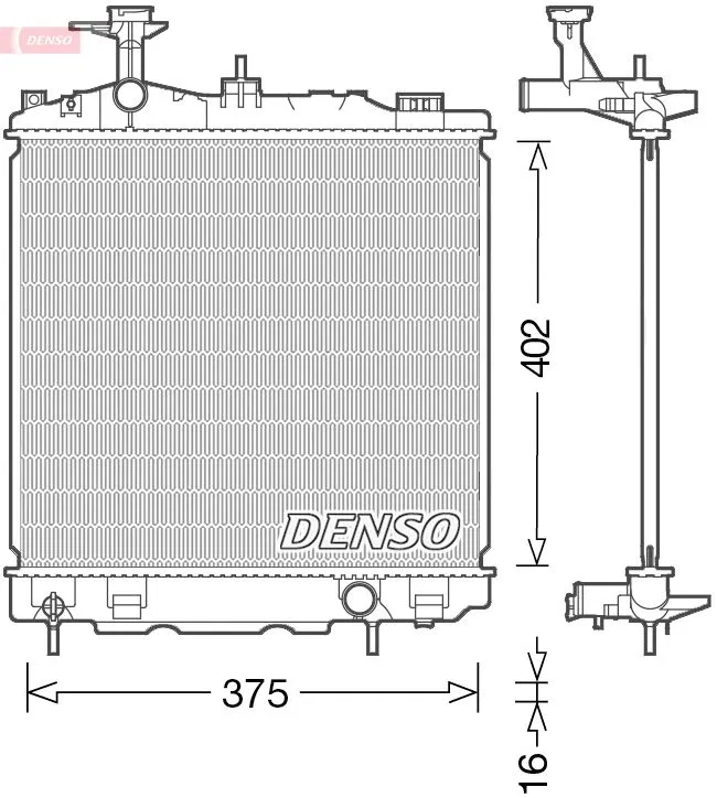 Su Radyatörü | DRM45041 DENSO