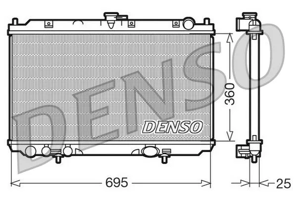 Su Radyatörü | DRM46014 DENSO