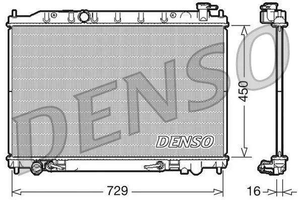 21460CB000 Motor Su Radyatörü | DRM46030 DENSO